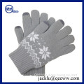 USA Women Size Knitting 3finger tips with touch function gloves texting touch gloves